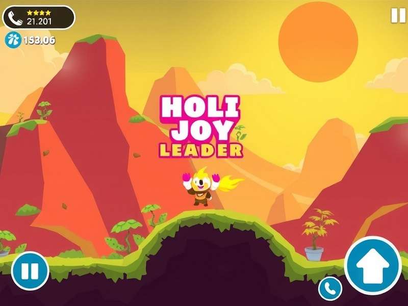 Holi Joy Leader Gameplay Screenshot
